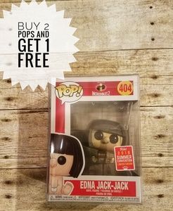 Edna jack jack sdcc funko pop exclusive